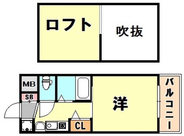 エステムコート三宮駅前ラ・ドゥー 間取り