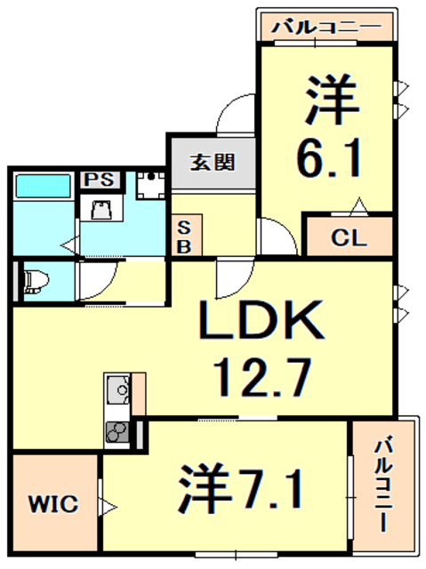 ストラッセ芦屋 間取り
