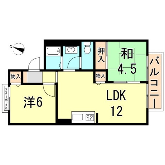 MISTRAL神戸西 間取り