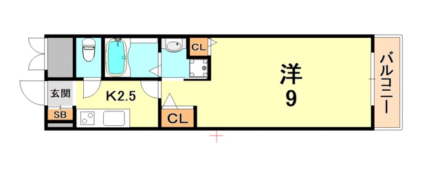 パレス東洋神戸5号館 間取り