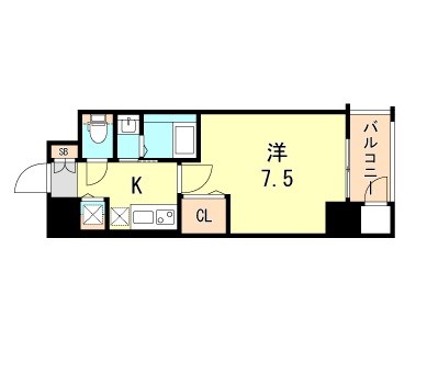 レジデンス神戸グルーブHARBORWEST 間取り