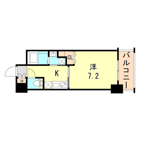 レジデンス神戸グルーブHARBORWEST 間取り