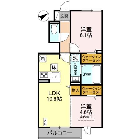 アルコバレーノ10 間取り