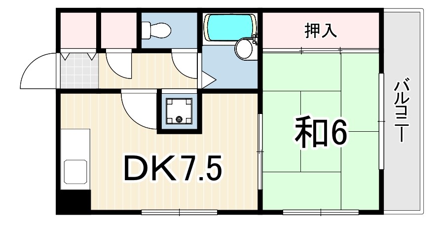 グッドストック東難波 間取り