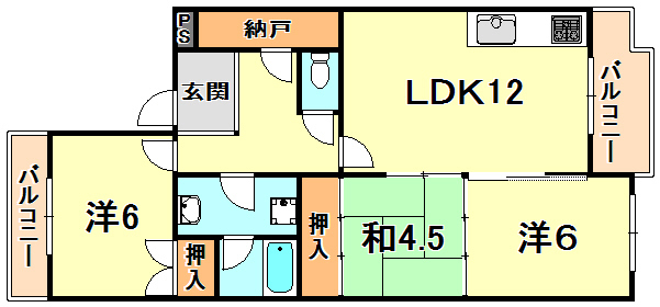 ハピネス 間取り