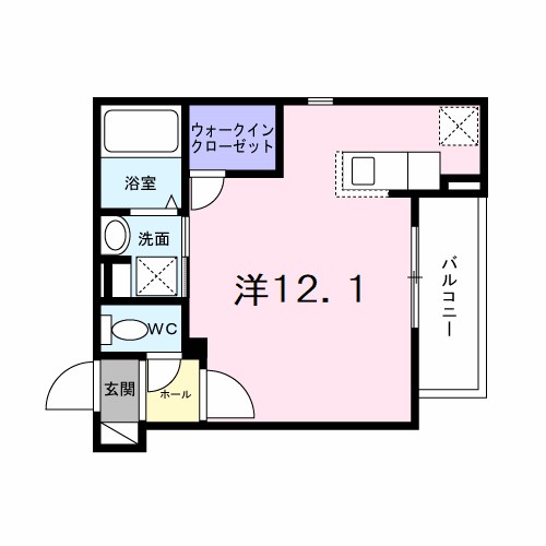 ヒカルサ神戸王塚台1 間取り