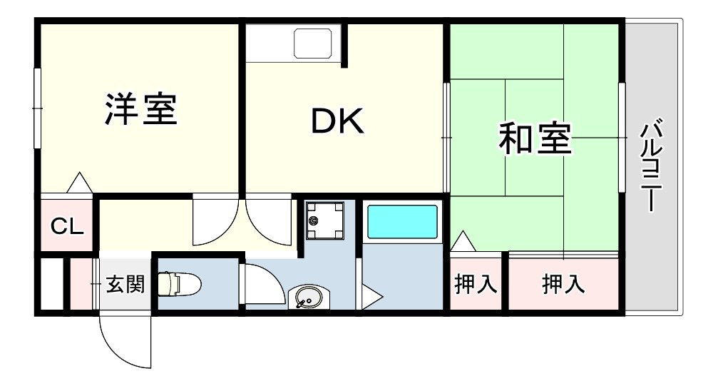 サングレース北別府 間取り