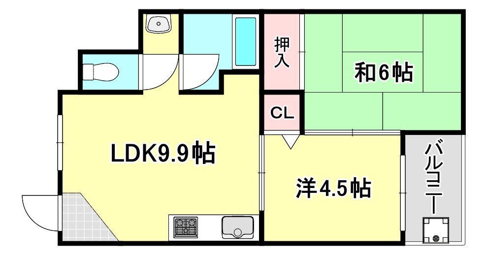 兵庫県芦屋市親王塚町 間取り