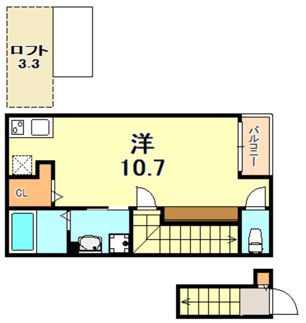兵庫県神戸市垂水区海岸通 間取り