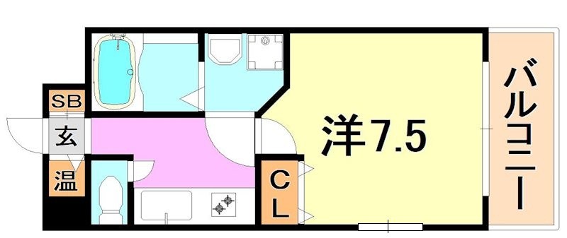 アスヴェル神戸元町 間取り