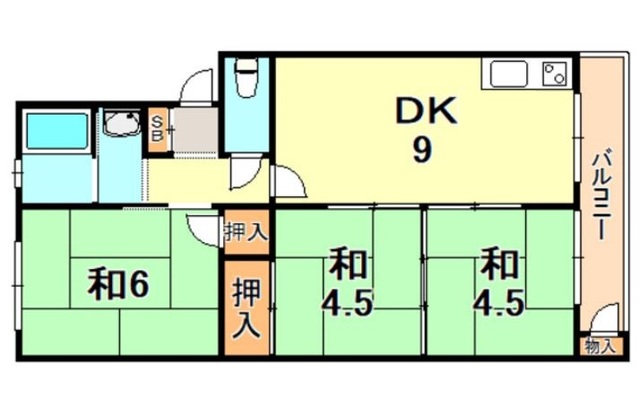 兵庫県神戸市垂水区福田２丁目 間取り