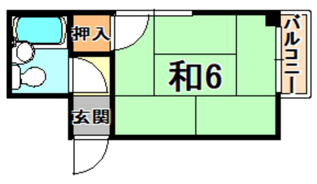 春日野道ロイヤルハイツ 間取り