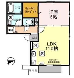 ラフィーネ林2 間取り