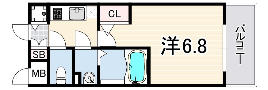 エスリードレジデンス神戸三宮 間取り