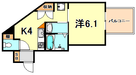 兵庫県神戸市垂水区海岸通 間取り