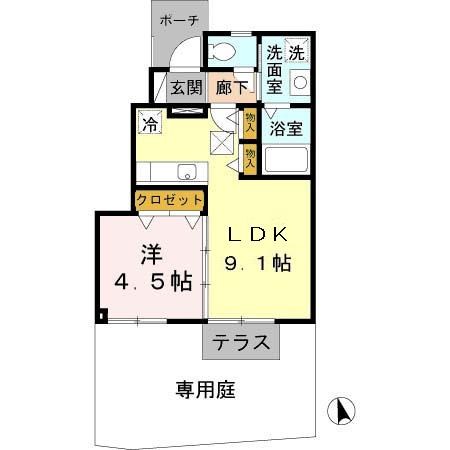ラフィーネ林3 間取り