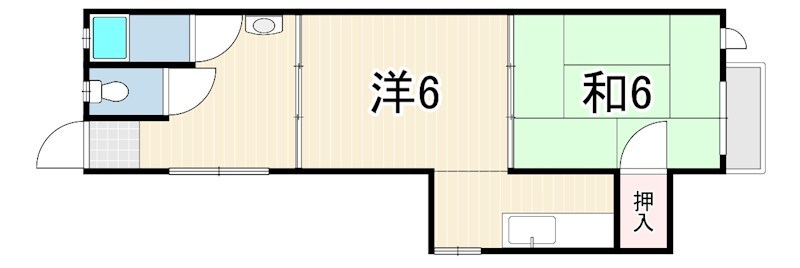 垂水区塩屋町2戸テラス 間取り