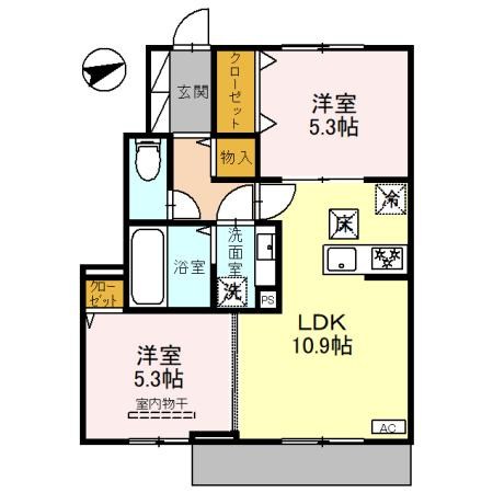 ソリッソ大久保町西嶋 間取り