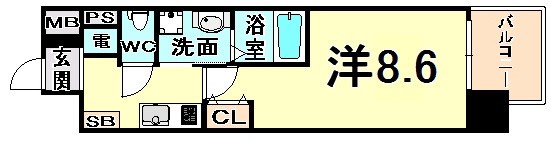 インベスト塚口S-FRONT 間取り