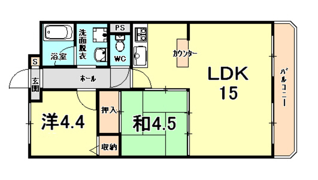 エムグランツ弐番館 間取り
