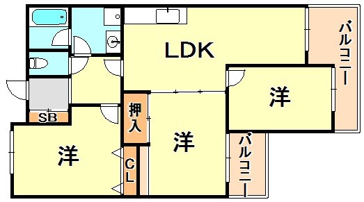 ガーデンハイツ桃山台壱番館 間取り