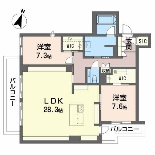 アゼリア　ベガ　芦屋業平町 間取り
