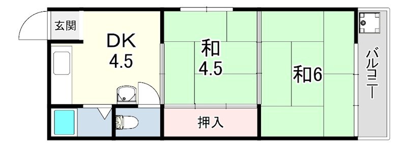 垂水ハイツ 間取り