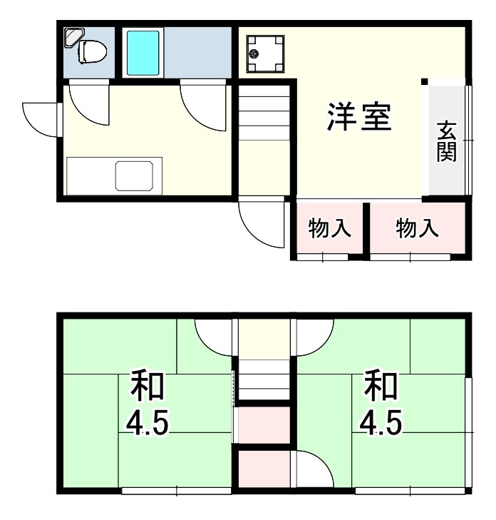 東垂水2-22-4テラス 間取り