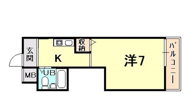 ROYALE離宮西宮 間取り
