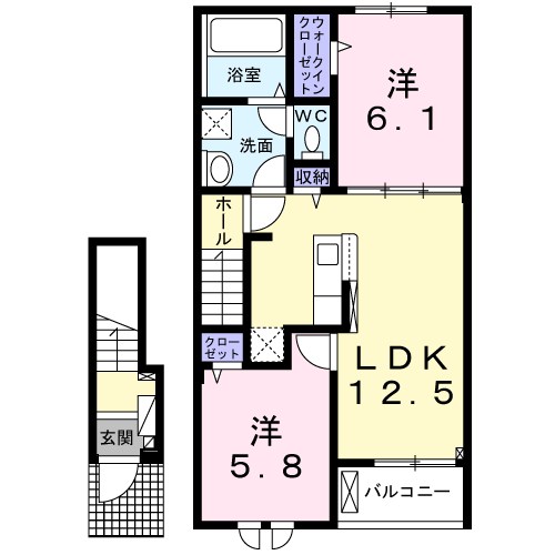 個邸昆陽 間取り