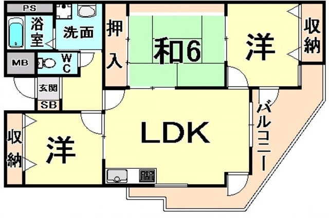 イーリス武庫之荘 間取り
