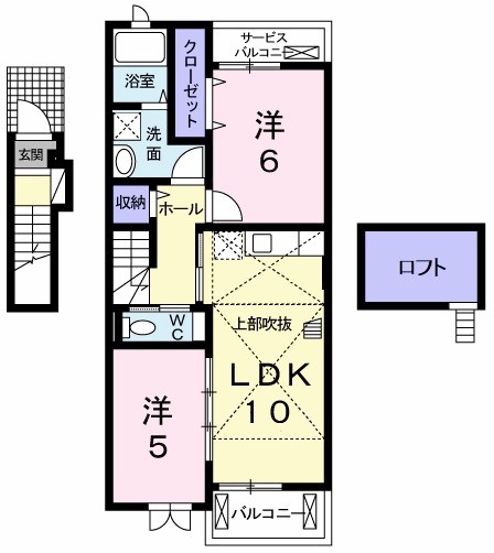 フェリース1 間取り