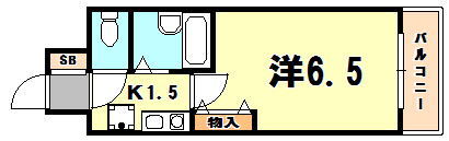 エスリード三宮フラワーロード 間取り