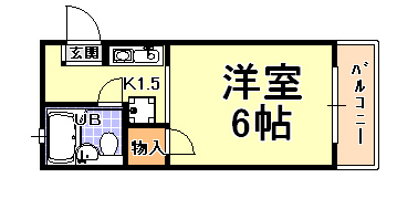 アメニティハイツ大原 間取り