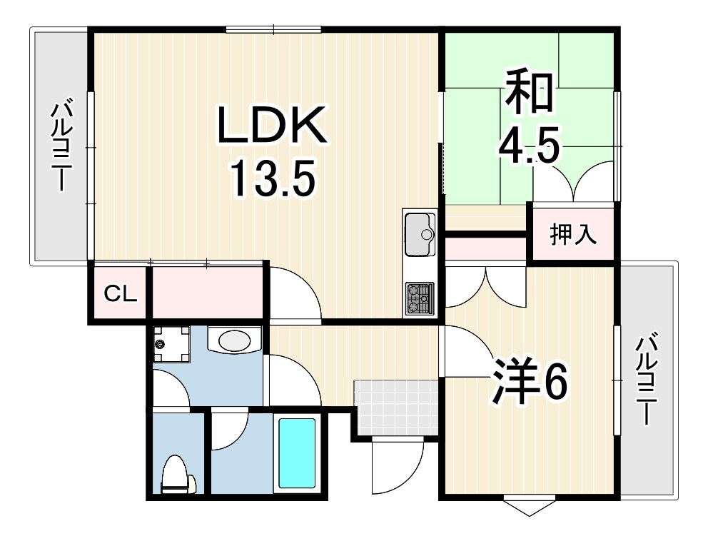 第二柏木ハイツ 間取り