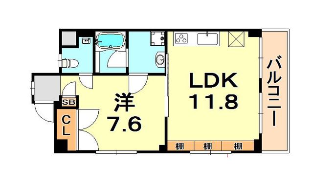 エスポアール甲南山手 間取り