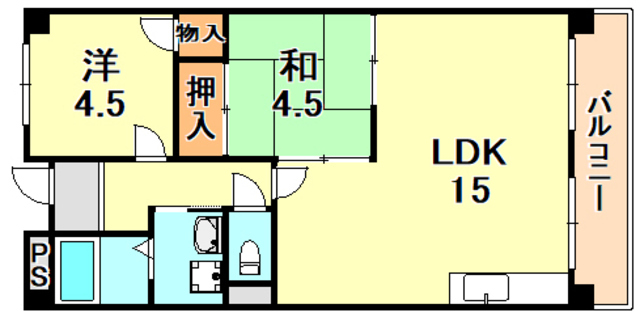 リバーサイドハイツ 間取り