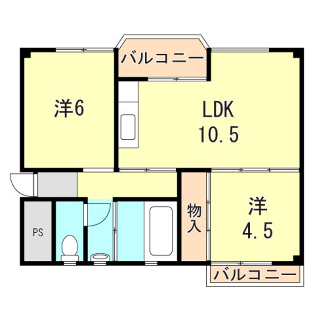 福田ハイツ 間取り