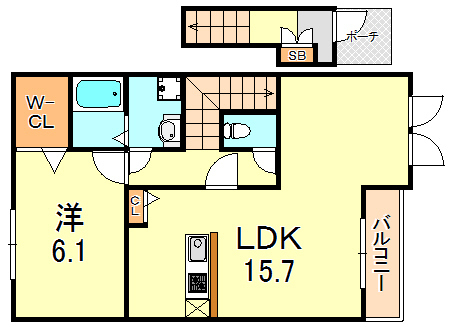 ファミールモノモリ 間取り