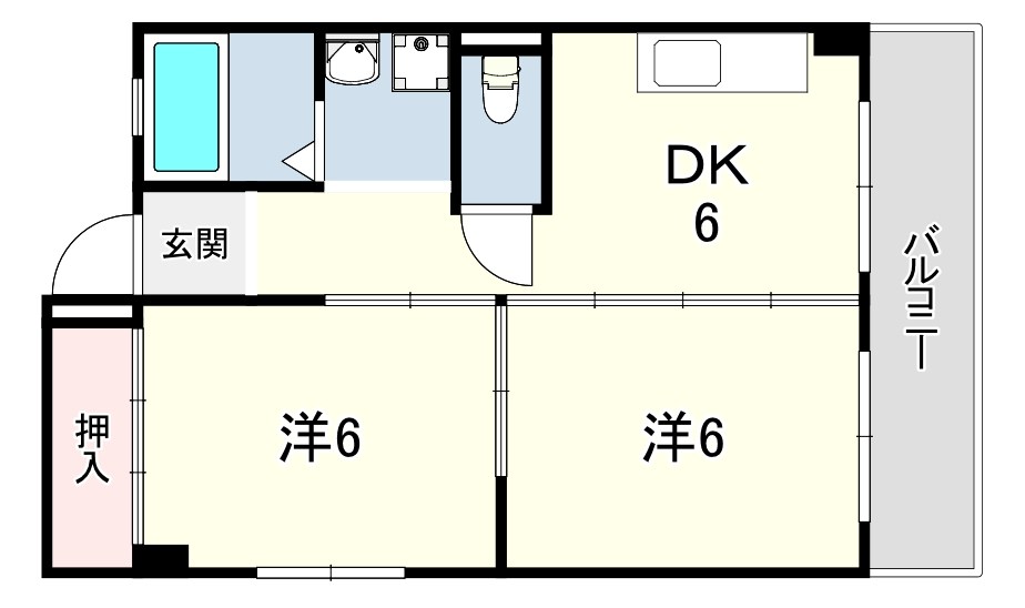 マンション住吉南 間取り