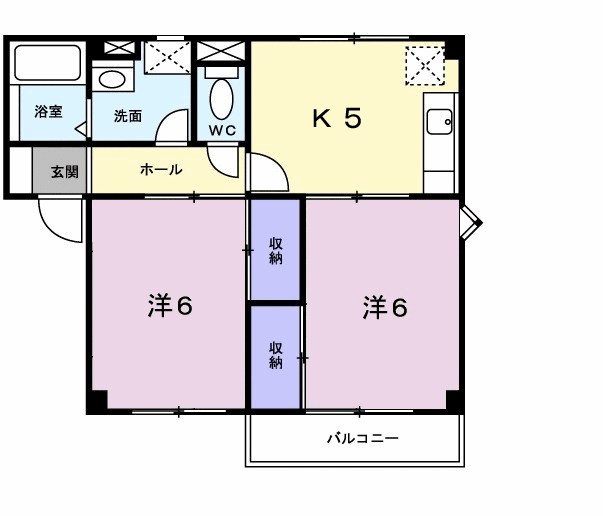 フラワーヒルズ 間取り