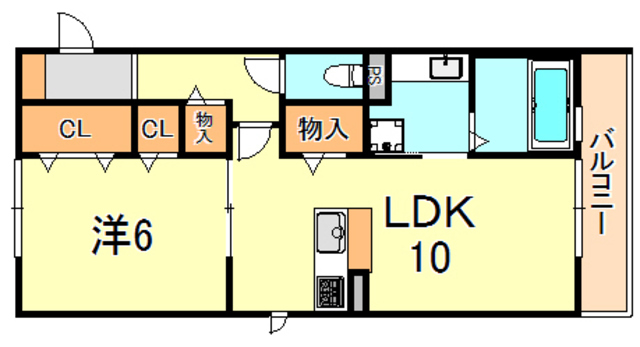 セジュール福田 間取り