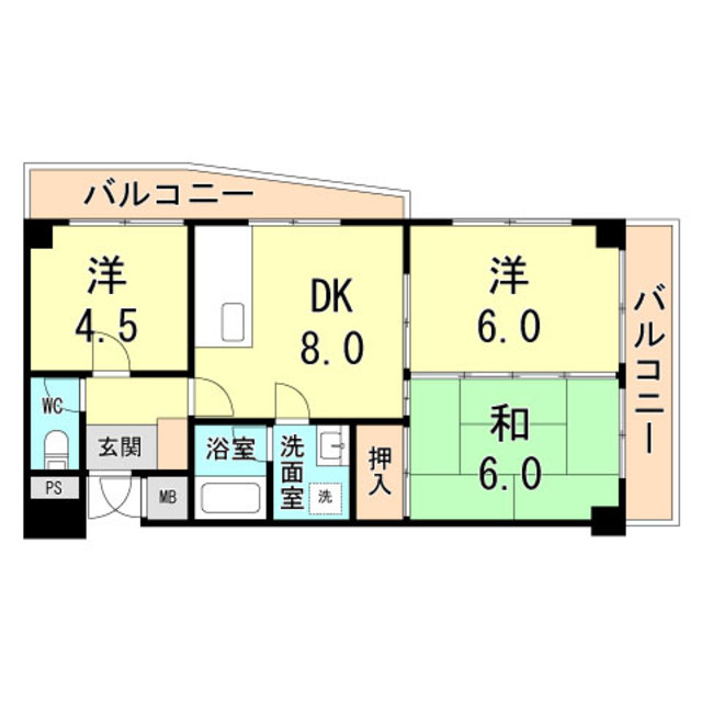ガイ御影 間取り
