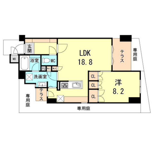 コム・クレール西宮北口 間取り