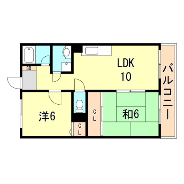 有瀬グランドハイツ 間取り