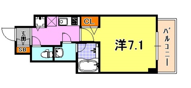 アスヴェル神戸ハーバーサイド 間取り