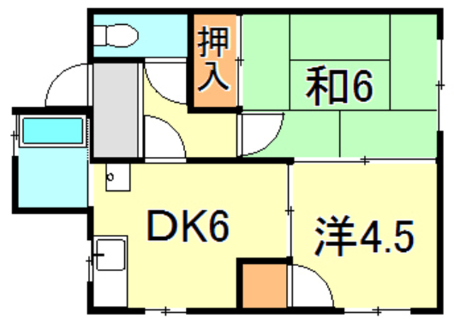 東芦屋ハイツ 間取り