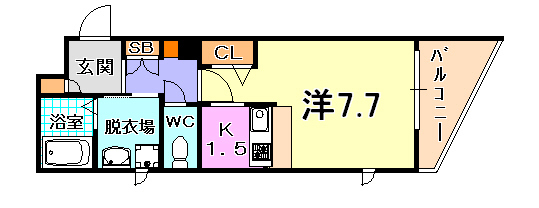 プレサンス神戸駅前グランツ 間取り