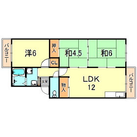 サンハイツ向陽1 間取り