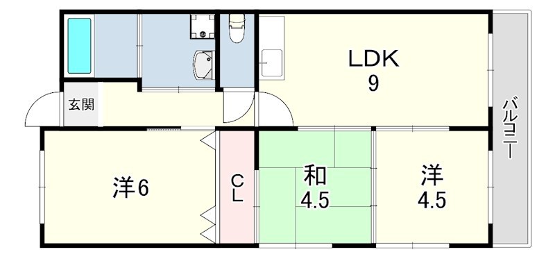 グリーンハイツ松本 間取り